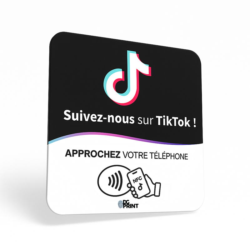 PLAQUES NFC TIKTOK