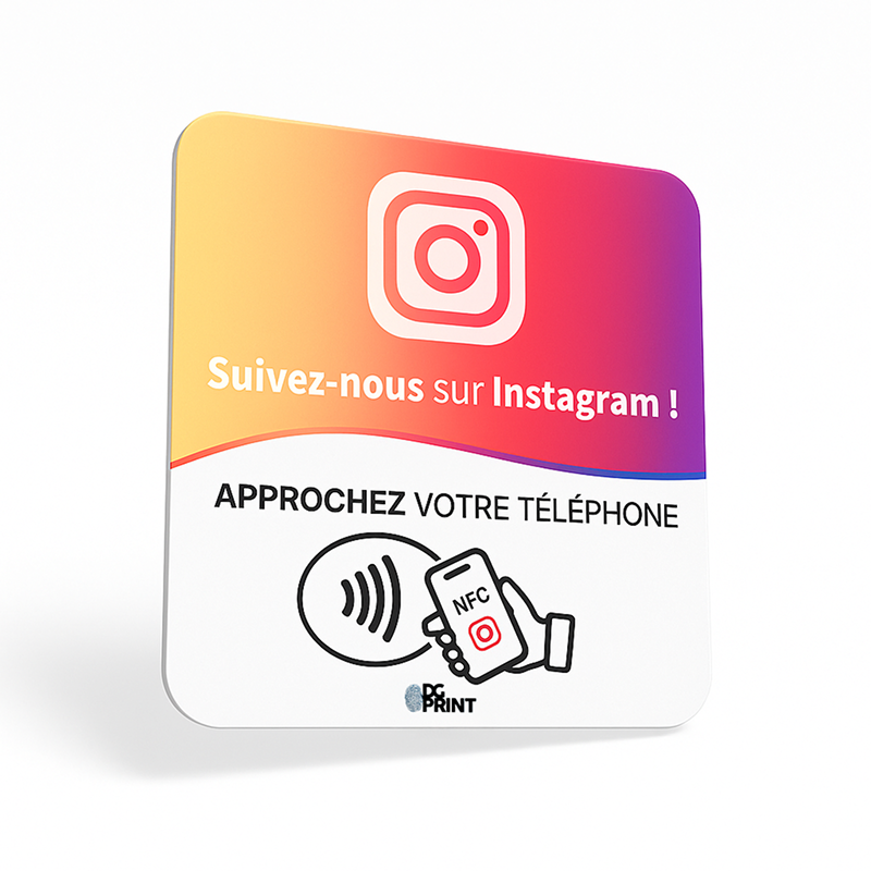 PLAQUES NFC INSTAGRAM