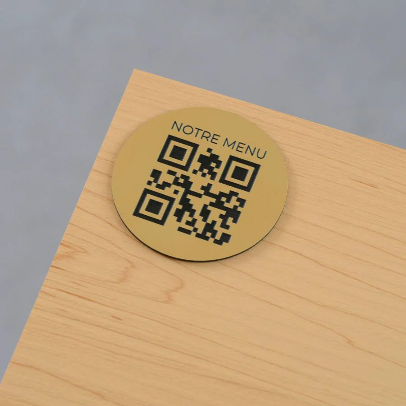 SUPPORTS QR CODE POUR MENU