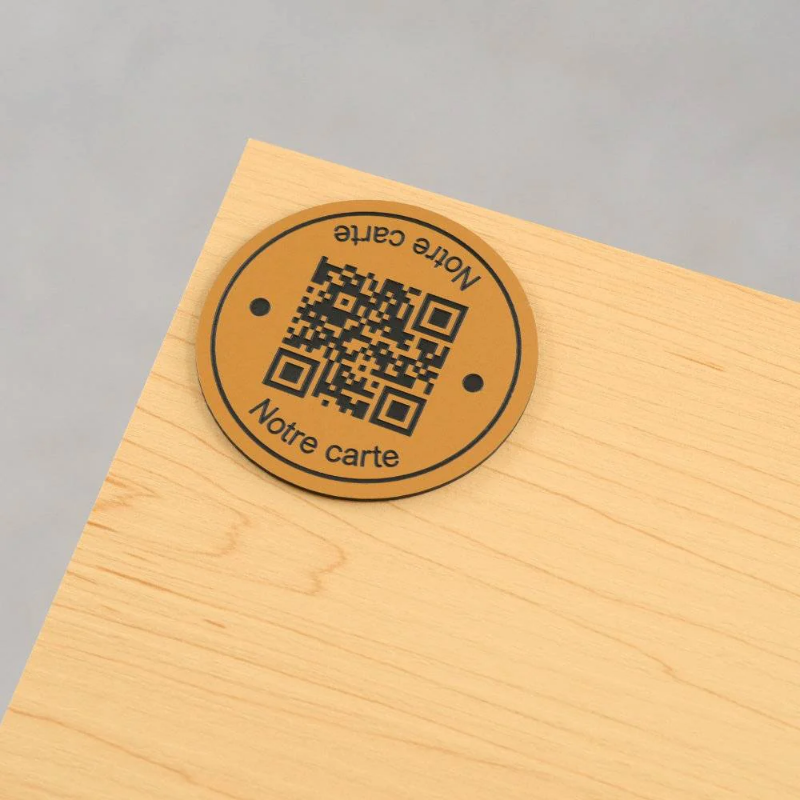 SUPPORTS QR CODE POUR MENU