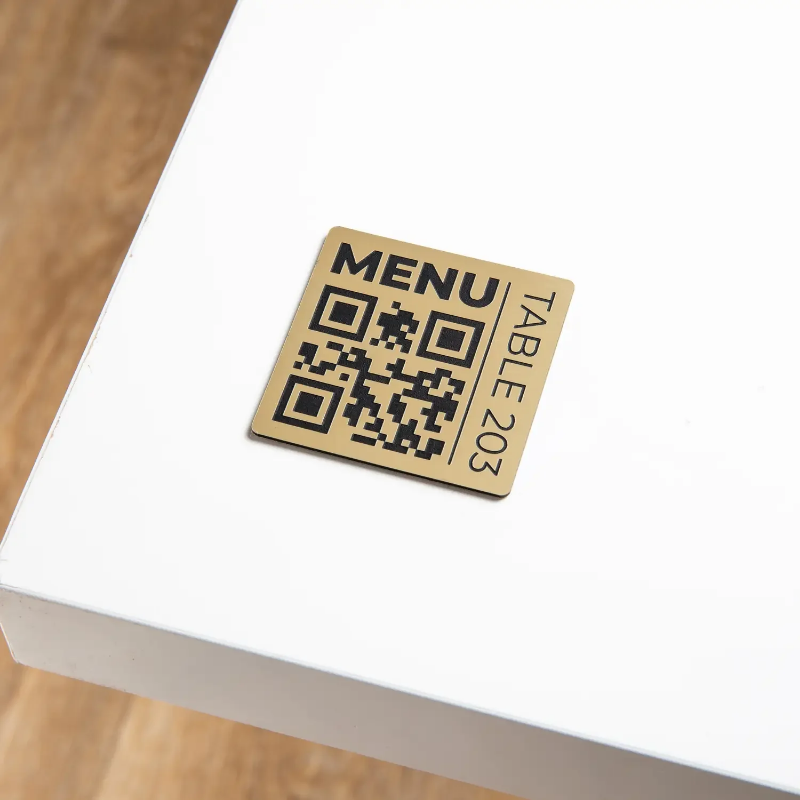 SUPPORTS QR CODE POUR MENU