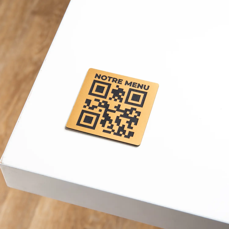 SUPPORTS QR CODE POUR MENU