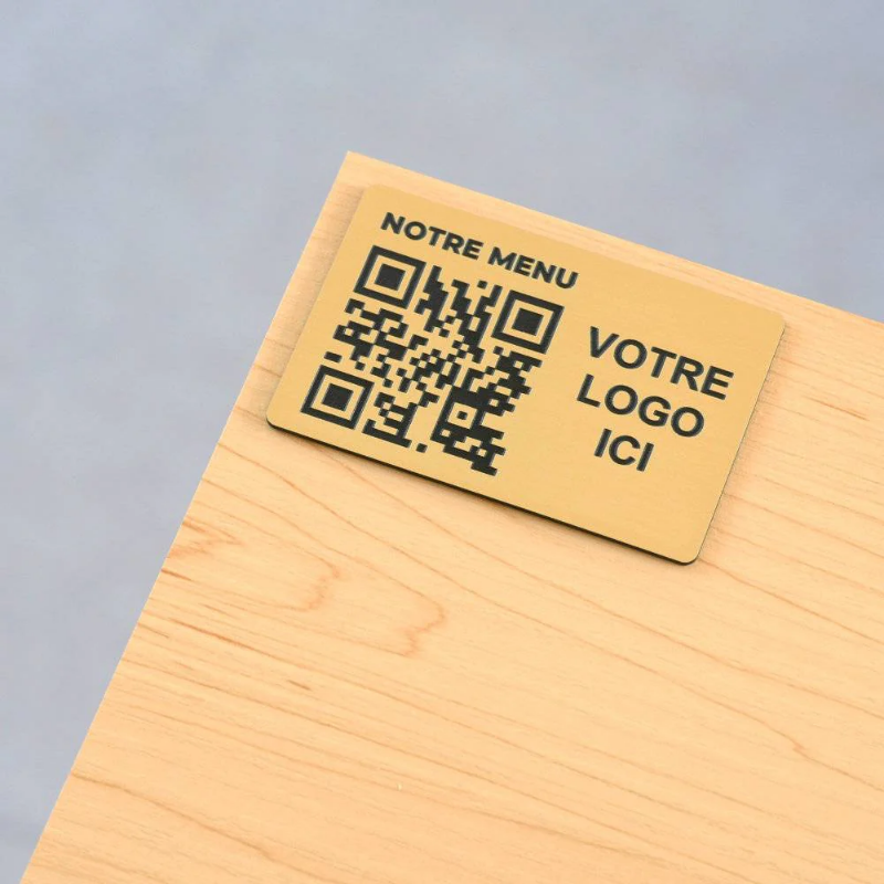 SUPPORTS QR CODE POUR MENU